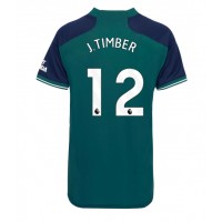Fotbalové Dres Arsenal Jurrien Timber #12 Dámské Alternativní 2023-24 Krátký Rukáv